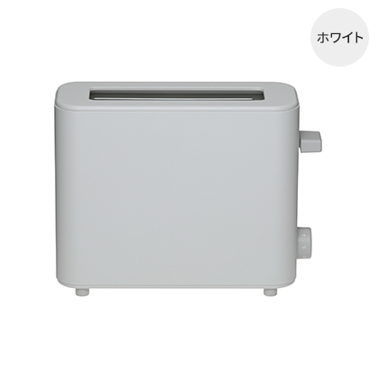 Plus Minus Zero Toaster 1-Slice White XKT-V030(W)