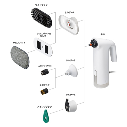 スチームクリーナー | プラスマイナスゼロプラスマイナスゼロ